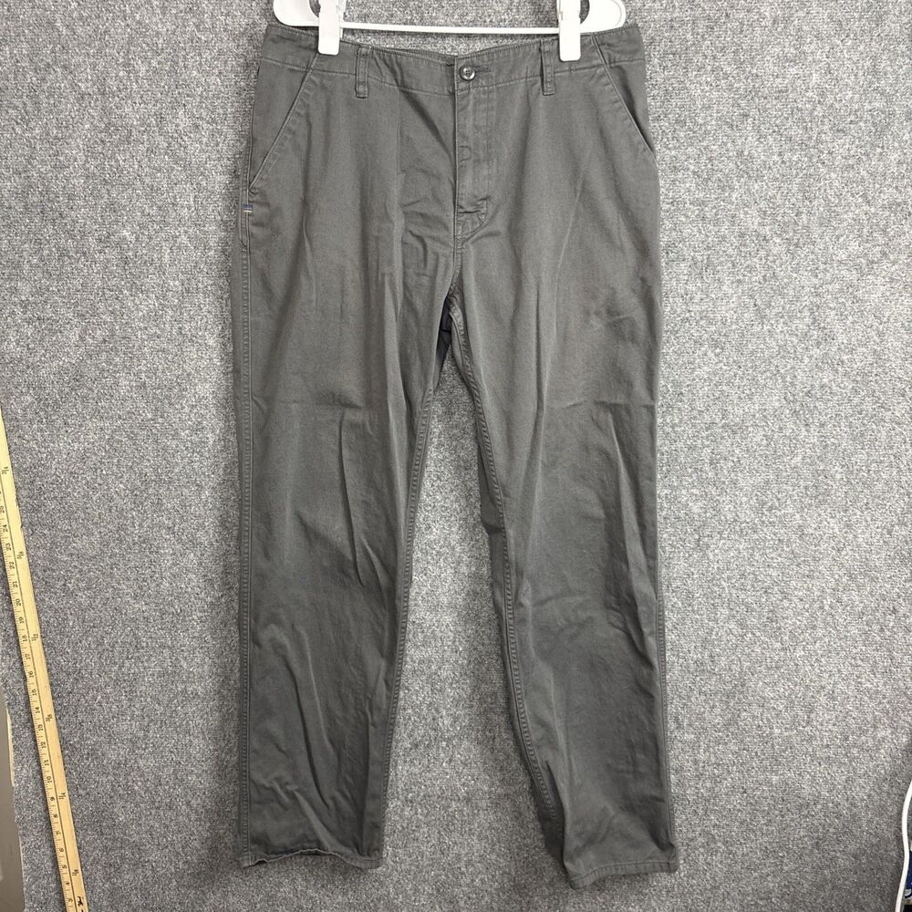 Patagonia Four Canyons Twill Pants Mens size 36 Gray Straight Organic Cotton